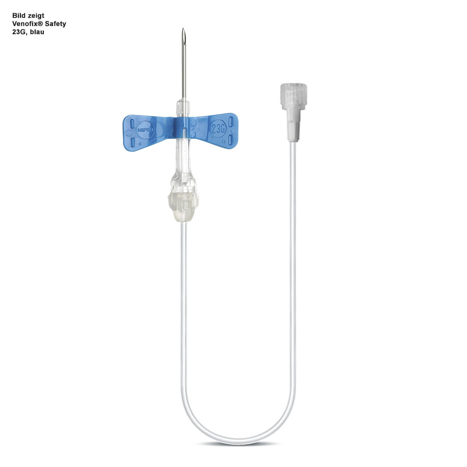 Venofix Safety Venenpunktionsbesteck 21G 0,80 x 19 mm, grün, 19 cm Schlauch  VE= 50st