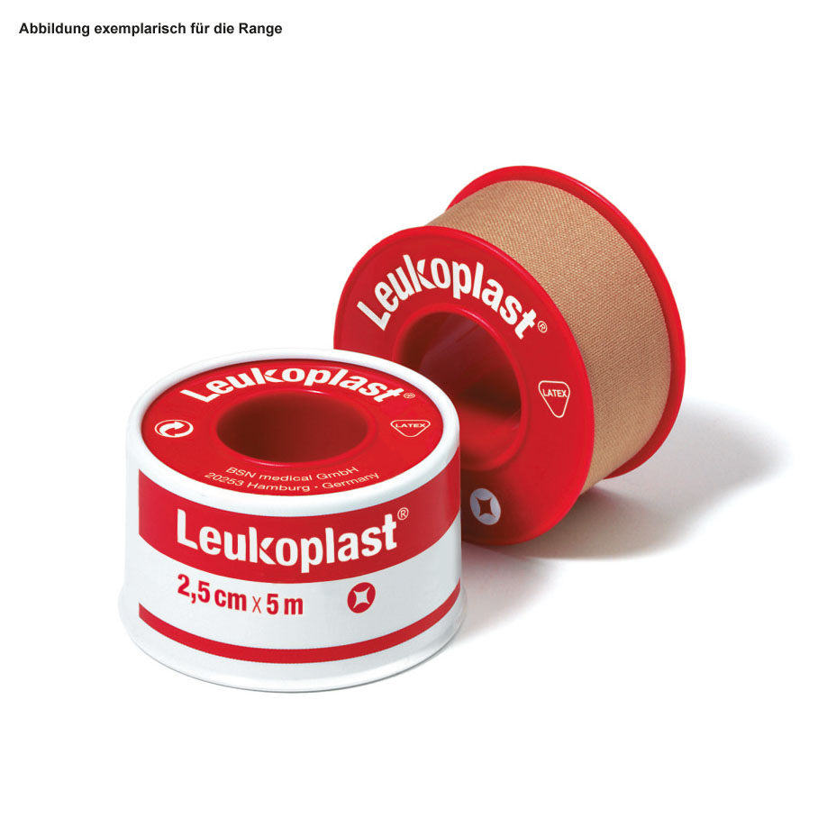 Leukoplast Rollenpflaster ohne Schutzring, 9,2 m x 2,50 cm, hautfarben