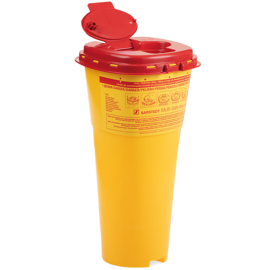 Kanülenabwurfbehälter 5,0 Ltr. Multi-Safe twin plus 5000