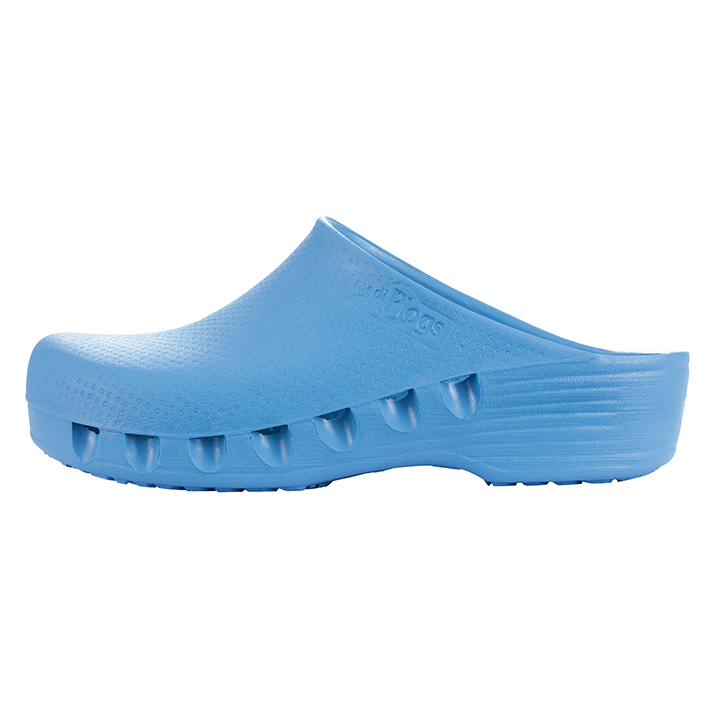 mediPlogs OP-Schuhe ohne Fersenriemen hellblau, Gr. 45