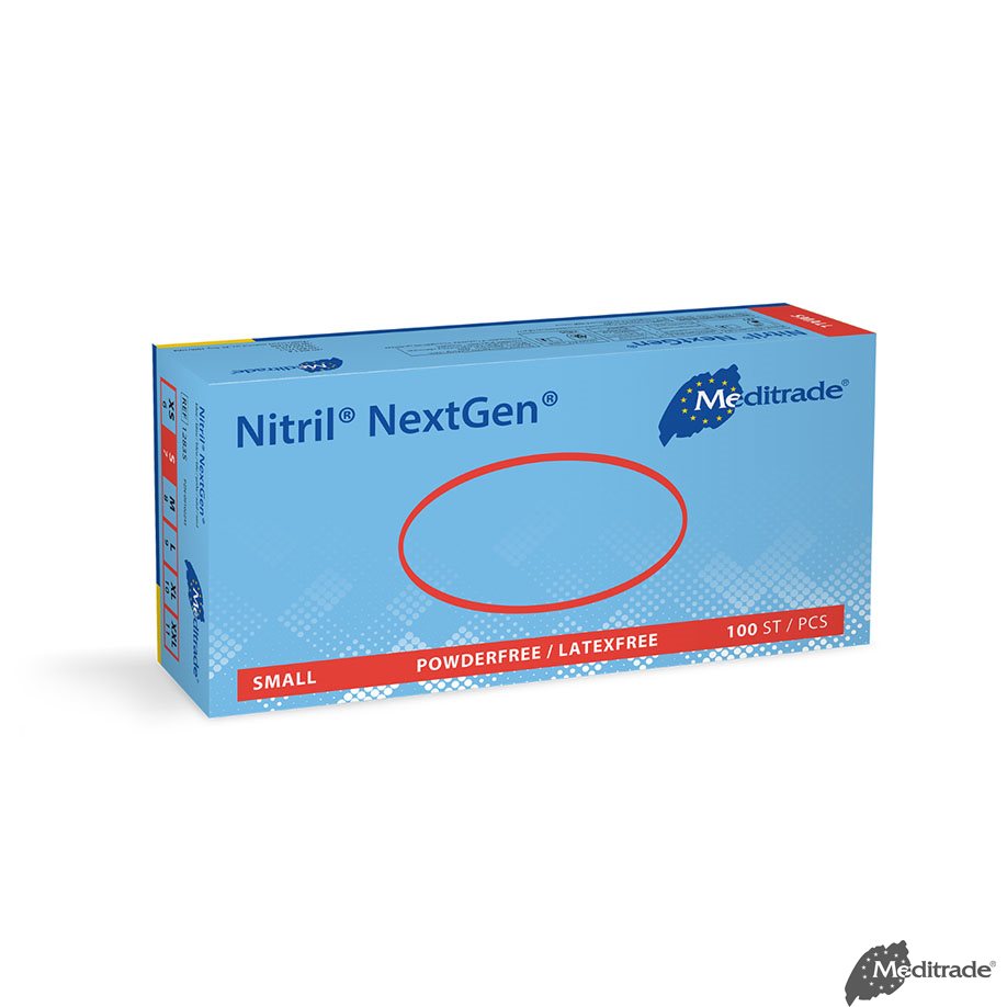 Nitril NextGen U.-Handschuhe PF, latexfrei, unsteril, Gr. S (100 Stck.)