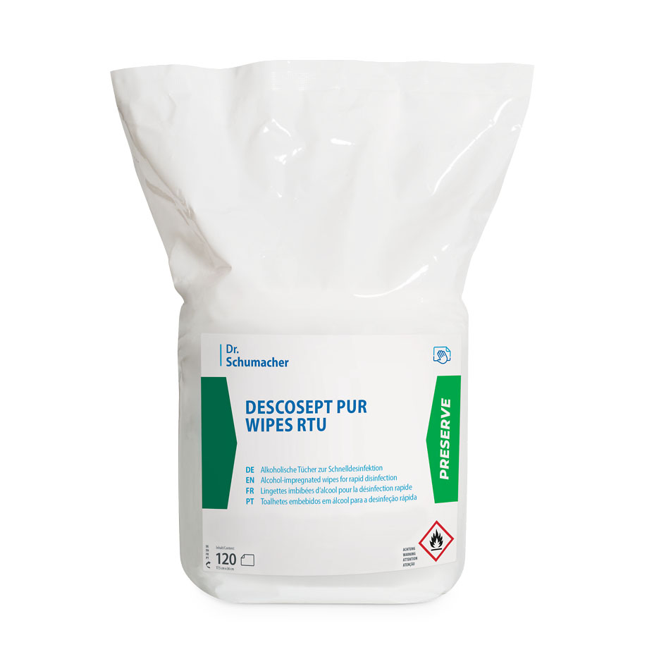 Descosept Pur Wipes RTU Schnelldesinfektionstücher (120 T.)