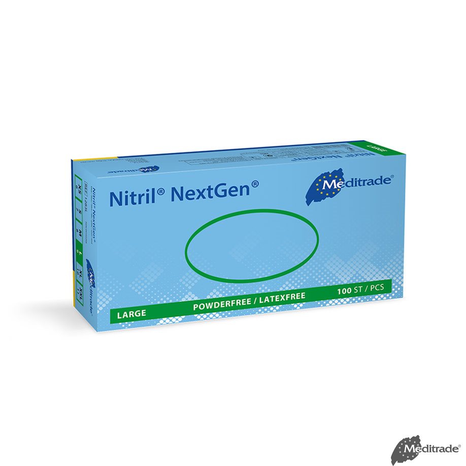 Nitril NextGen U.-Handschuhe PF, latexfrei, unsteril, Gr. L (100 Stck.)