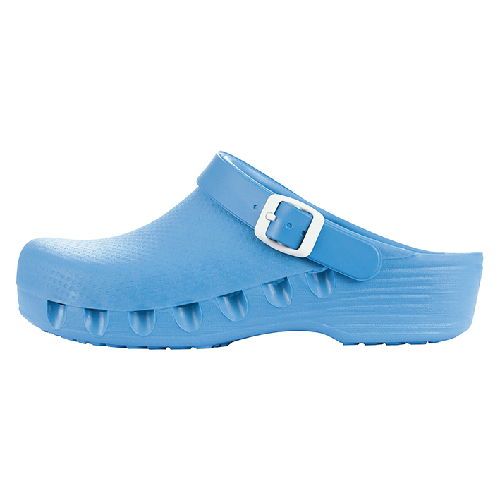 mediPlogs OP-Schuhe mit Fersenriemen hellblau, Gr. 41
