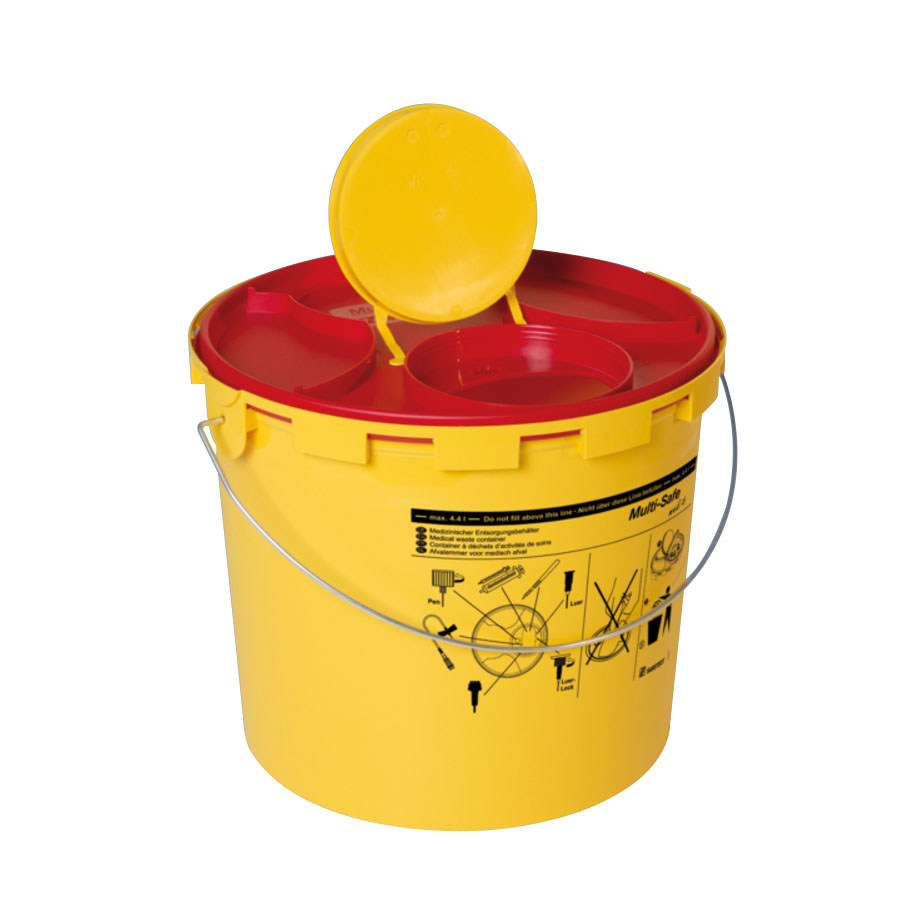 Kanülenabwurfbehälter 4,4 Ltr Multi-Safe medi 6