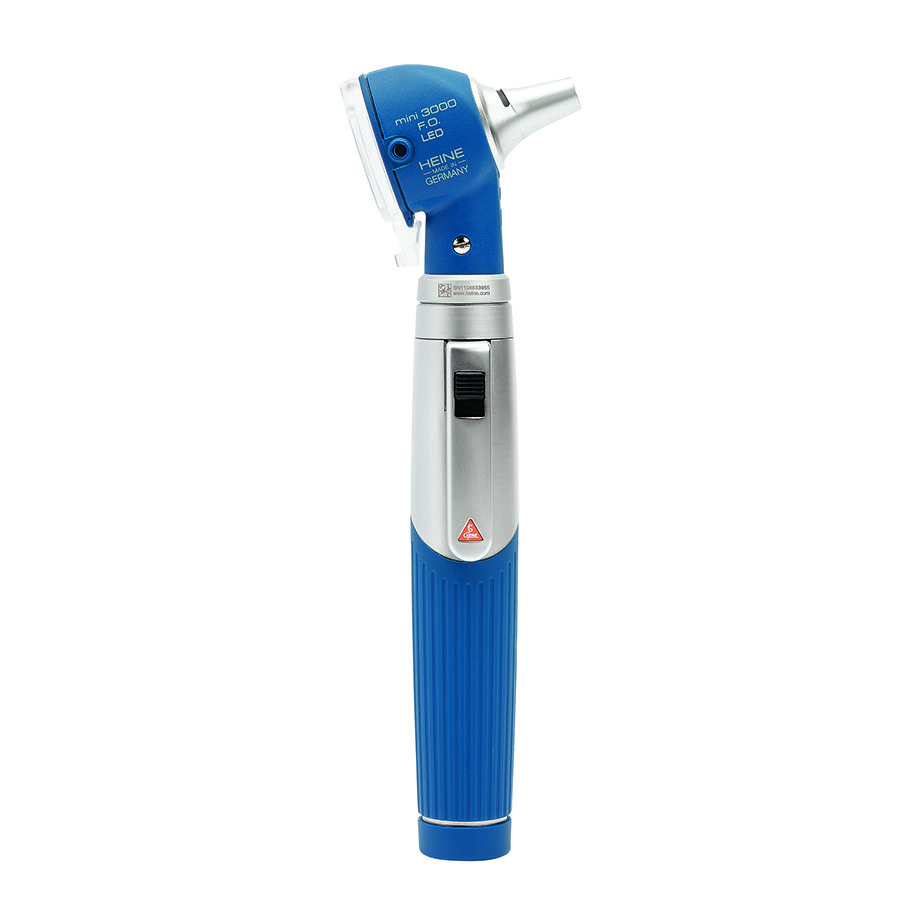 mini 3000 F.O. Otoskop 2,5 V LED, blau, mit Batteriegriff mini 3000