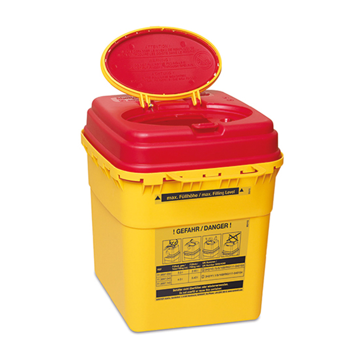 Kanülenabwurfbehälter 3,0 Ltr. Multi-Safe euroMatic 3000